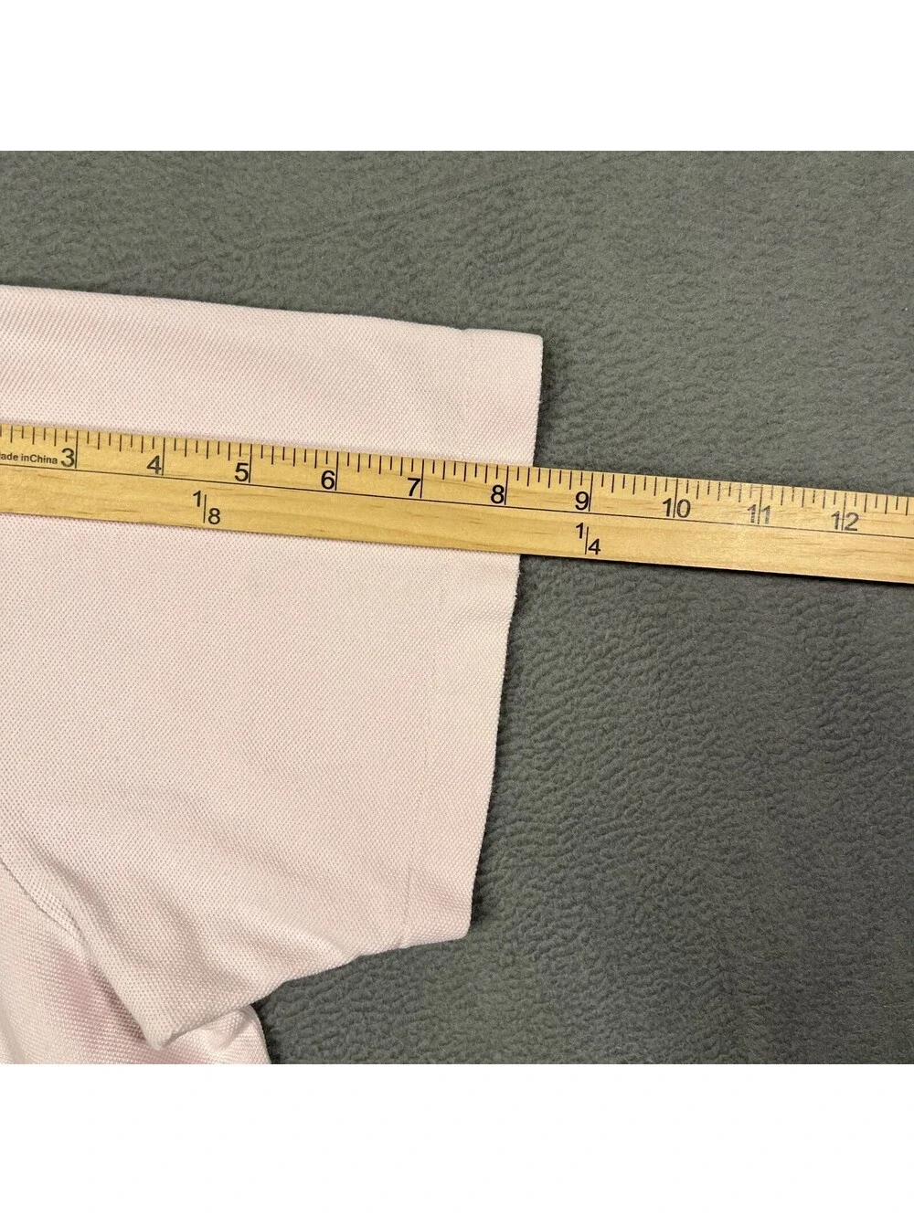 Vintage Polo Ralph Lauren Shirt Light Pink Mens Large Polo Short Sleeve Preppy